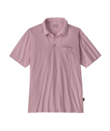 The Patagonia Men's Cotton Conversion Lightweight Polo in Light Violet