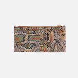 Hobo Opal Snake Print Leather Carte Card Case