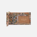 Hobo Opal Snake Print Leather Carte Card Case