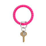 O-Venture Silicone Big O Key Ring - Tickled Pink Braided