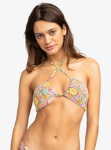 Roxy Women's All About Sol Bandeau Bikini Top