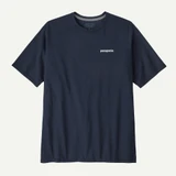 Patagonia Men's P-6 Logo Responsibili-Tee in New Navy alternate front