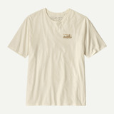 Patagonia Men's '73 Skyline Organic Tee in Birch White alternate front