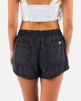 Rip Curl Women's Classic Surf Shorts in black colorway back view