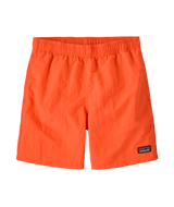 The Patagonia Boys' Baggies 5" Shorts in Orange Peel