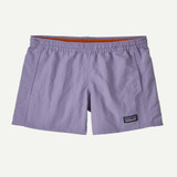 The Patagonia Girls' Baggies 4" Shorts in Concrete Purple
