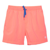 TYLER'S Boys' Solid Volley Shorts in blue, angled side view