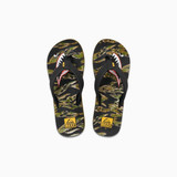 The Reef Kids' Ahi Sandal in the colorway Tiger Shark