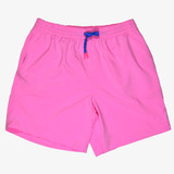 TYLER'S Men's Solid Volley Shorts in Black, 7-inch length view