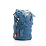 Puffin Drinkwear The Denim Vest Koozie in Pewter Denim colorway