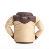 Puffin Drinkwear The Howdy Koozie in Taco Tan & Chocolate colorway