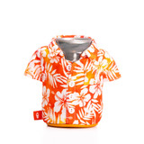 Puffin Drinkwear The Aloha Koozie in Apricot Floral colorway