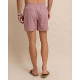 The Vacation Views Swim Trunk in Desert Flower Coral colorway