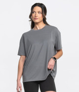 Southern Shirt Women's Relaxed Essentials Tee in cornerstone gray colorway