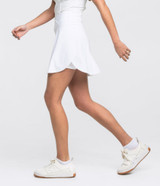 Southern Shirt Women's Your Serve Tennis Skort in bright white colorway