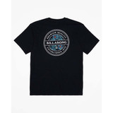 The Rotor Short Sleeve T-Shirt in Navy colorway