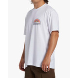 The Sun Up Short Sleeve T-Shirt in White colorway