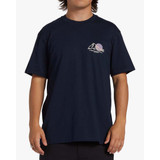 The Sunset Short Sleeve T-Shirt in Navy colorway