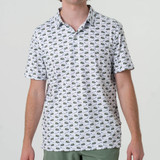 Burlebo Men's Performance Polo in Tap it in