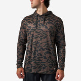 Burlebo Men's Performance Hoodie in Bendita Camo