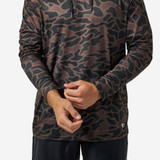 Burlebo Men's Performance Hoodie in Bendita Camo