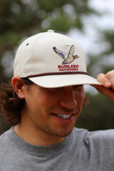 The Burlebo Outdoors Snapback in White