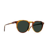 The Raen Remmy Sunglasses in the Split Moab Tortoise and Green Polarized Colorway