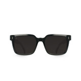 The Raen West Sunglasses in the Recycled Black and Smoke Polarized Colorway