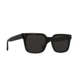 The Raen West Sunglasses in the Recycled Black and Smoke Polarized Colorway