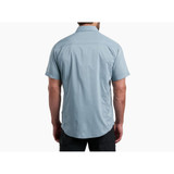 The Kuhl Men's Stealth Short Sleeve Button Up in the Blue Mist Colorway