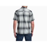 The Kuhl Men's Konquer Short Sleeve Button Up Shirt in Summit Grey