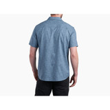 The Kuhl Men's Kuhl Breeze Short Sleeve Button Up Shirt in the Skyline Colorway