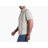The Kuhl Men's Intriguer Short Sleeve Button Up Shirt in the Sahara Sun Colorway