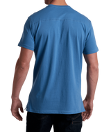 The Kuhl Men's Born In The Mountains Short Sleeve Tee in River Blue