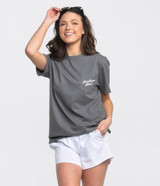 Southern Shirt Women's Going Nowhere T-Shirt in volcanic ash colorway