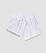 Southern Shirt Women's Lined Hybrid Shorts in bright white colorway