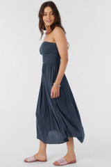 O'Neill Women's Devyn Midi Dress in slate colorway