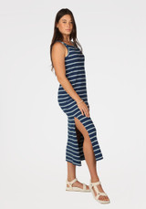 Dylan Women's Catalina Stripe Tank Dress in indigo