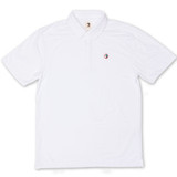 The Duck Head Men's Hayes Performance Logo Polo in White