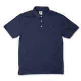 The Duck Head Men's Hayes Performance Logo Polo in Navy