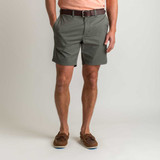 The Duck Head Men's Harbor 8" Performance Short in the Gunmetal Grey Colorway