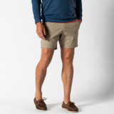 The Duck Head Men's Harbor 8" Performance Short in Khaki