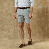 Duck Head Men's Harbor Performance Short Quarry Grey back view