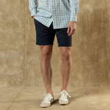 The Duck Head Men's Harbor 8" Performance Short in Navy