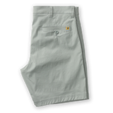 The Duck Head Men's Harbor 8" Performance Short in Quarry Grey