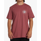 Billabong Men's Rotor Diamond Short Sleeve T-Shirt in Rose Dust colorway