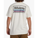 Billabong Men's Walled Short Sleeve T-Shirt in Off White colorway