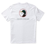 The Duck Head Men's Short Sleeve Logo Tee in White