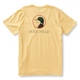 The Duck Head Men's Short Sleeve Logo Tee in Golden Yellow