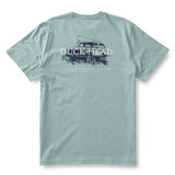 The Duck Head Men's '78 Road Trip Tee in Seaboard Green